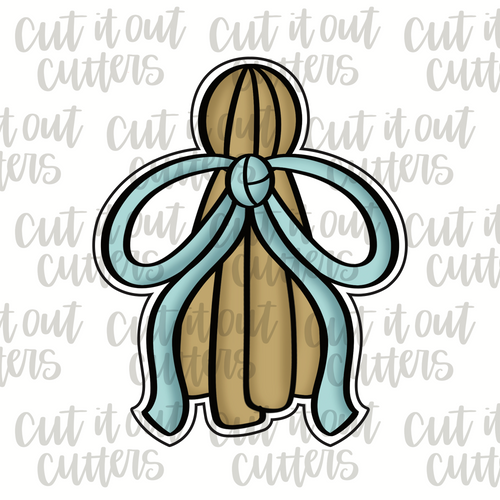 Tassel with Floppy Bow Cookie Cutter