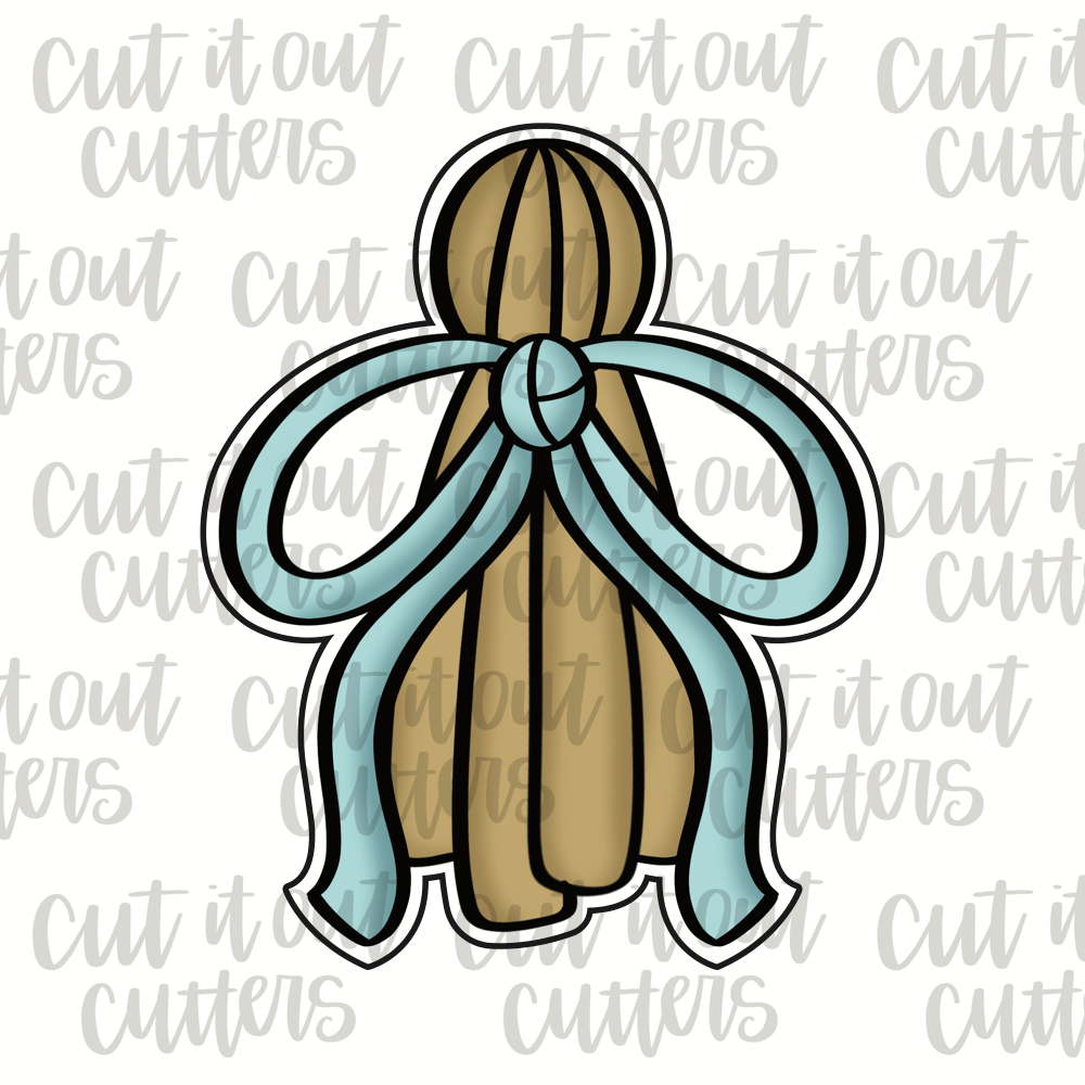 Tassel with Floppy Bow Cookie Cutter
