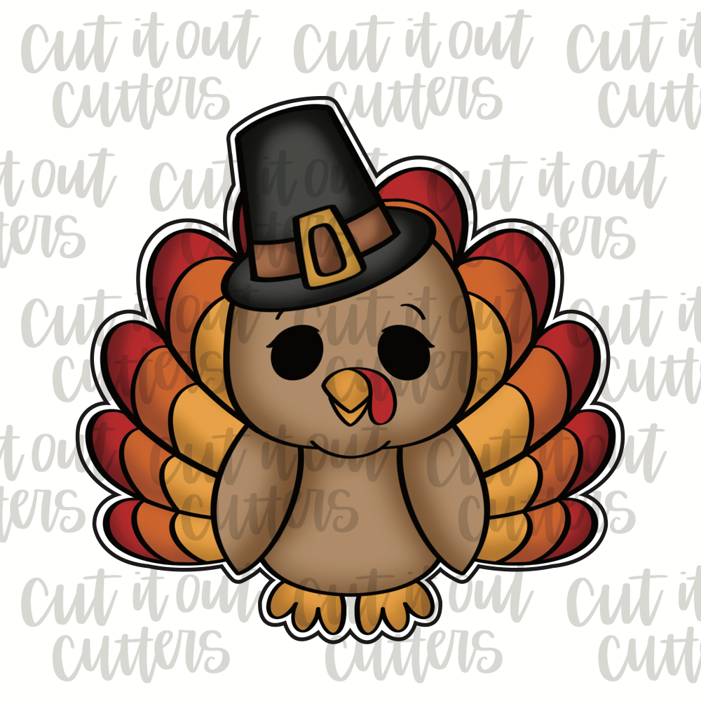 Thanksgiving Baby Turkey Cookie Cutter