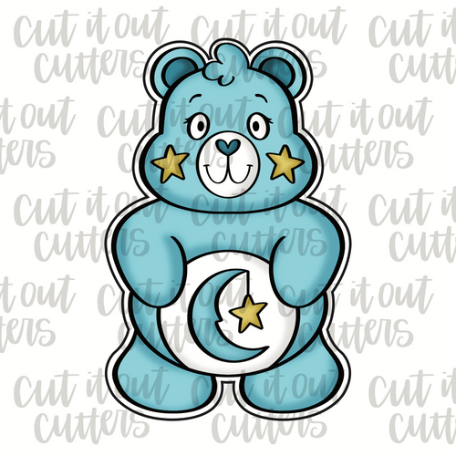 Belly Bear Blue Cookie Cutter