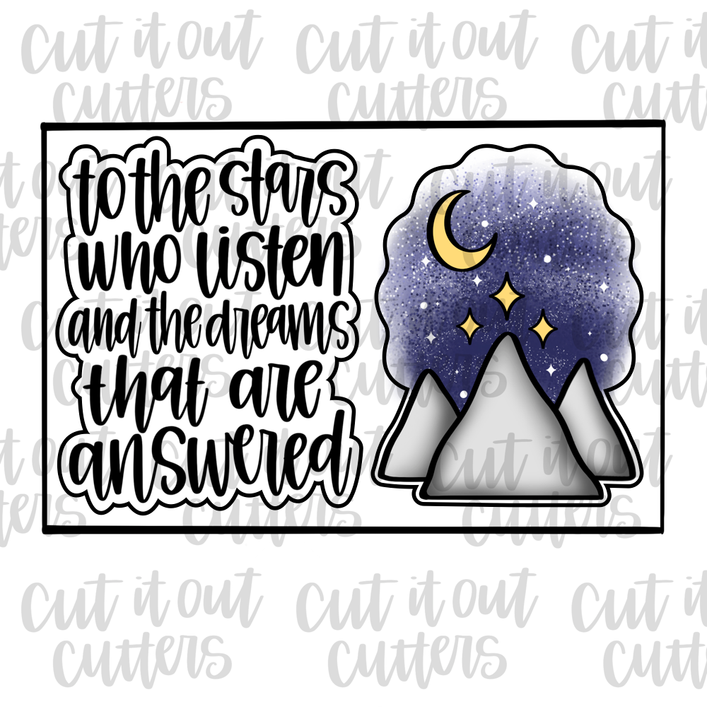 To The Stars That Listen Cookie Cutter Set