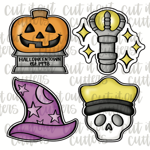 Town of Halloween Mini Cookie Cutter Set