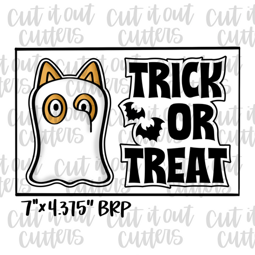 Trick or Treat & Ghost Dog Cookie Cutter Set