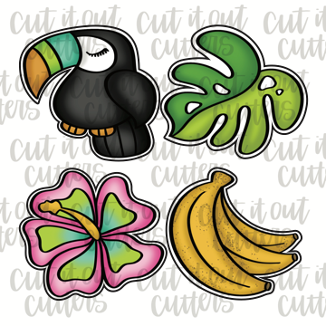 Tropical Minis Cookie Cutter Set