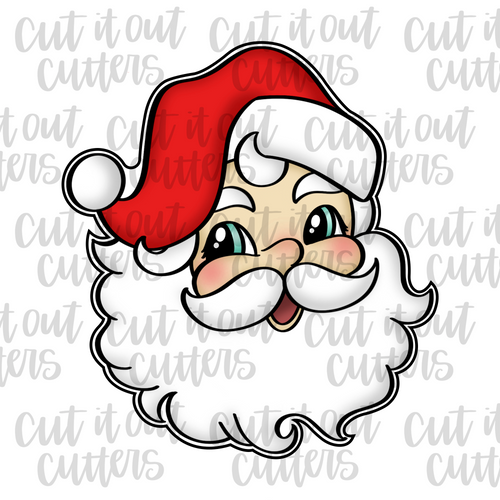 Classic Vintage Santa Cookie Cutter