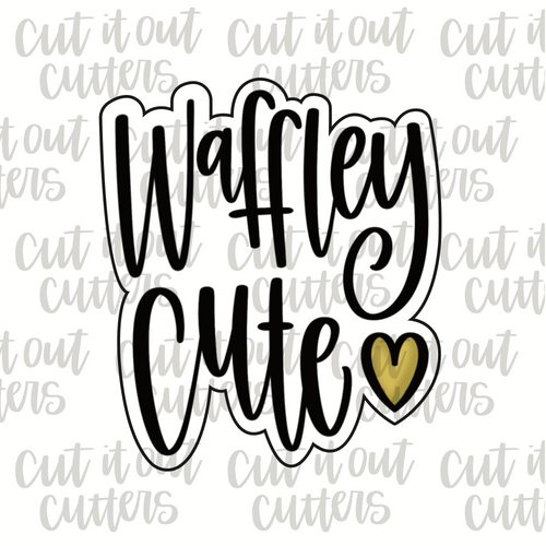 Waffely Cute Cookie Cutter