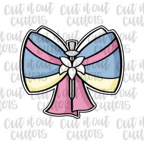 Warrior Princess Bow Cookie Cutter