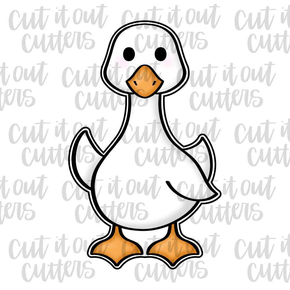 Waving Goose Cookie Cutter