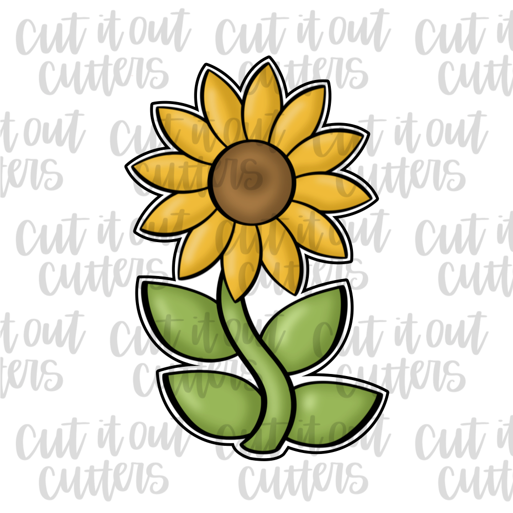 Wavy Sunflower Cookie Cutter