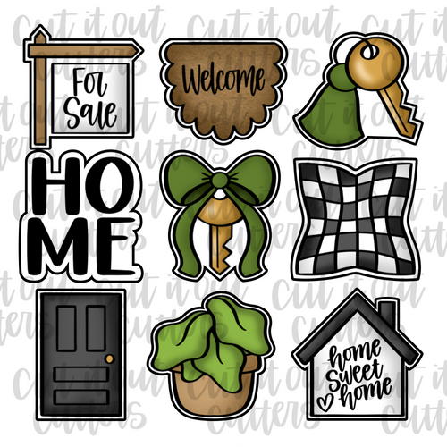 Welcome Home Minis Cookie Cutter Set