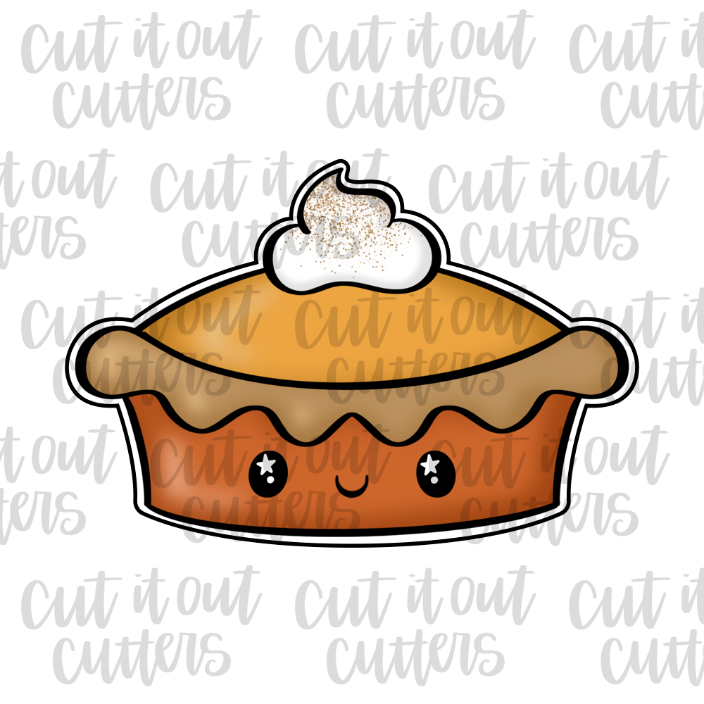 Whole Pumpkin Pie Cookie Cutter