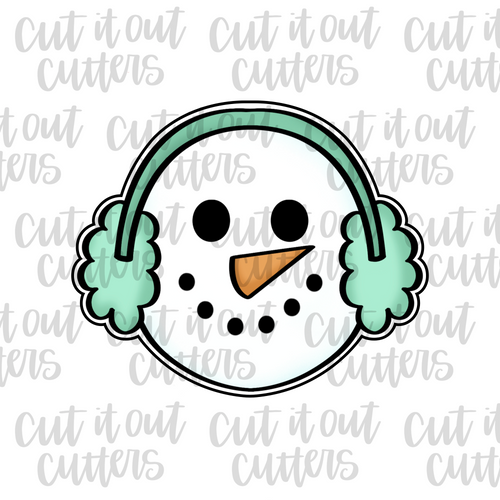 Winter Snowman Pop Cookie Cutter