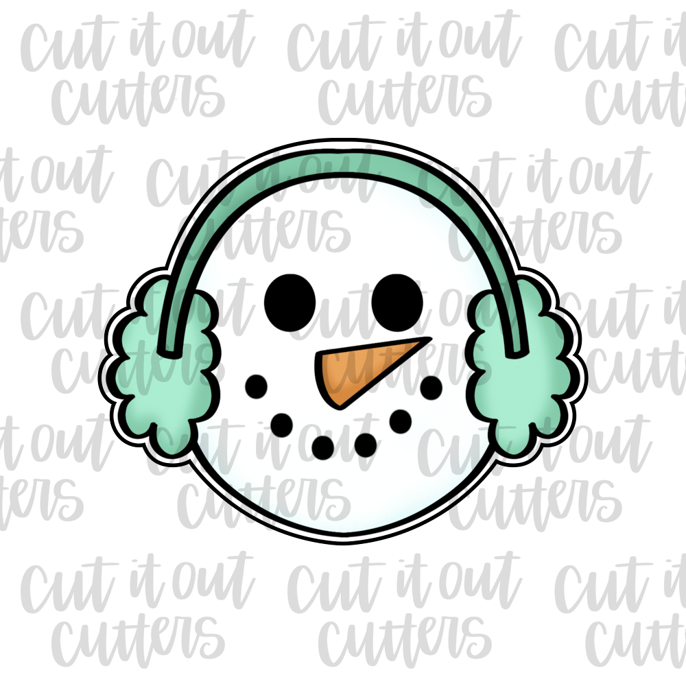 Winter Snowman Pop Cookie Cutter