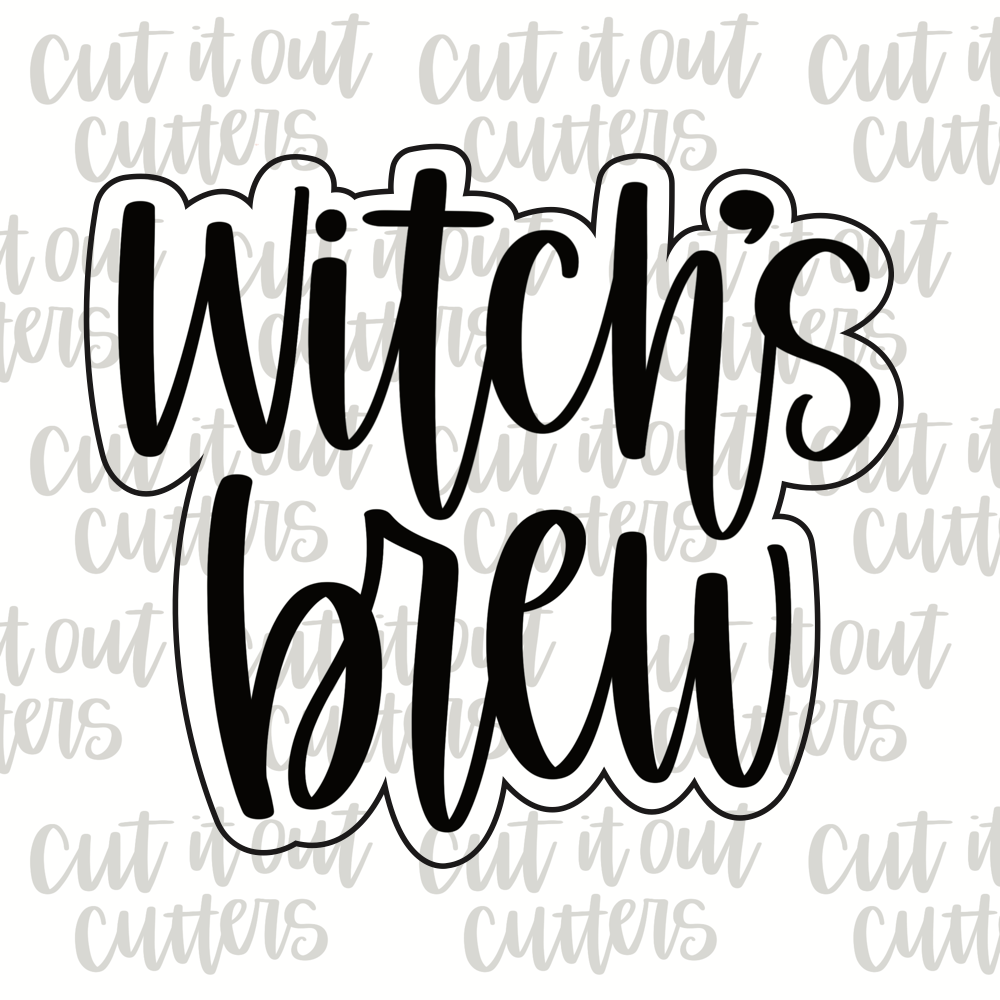 Witch's Brew Cookie Cutter