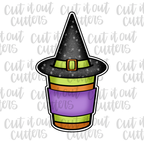 Witchy Coffee Cookie Cutter