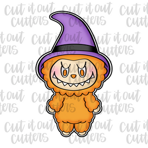 Witchy Furry Monster Cookie Cutter