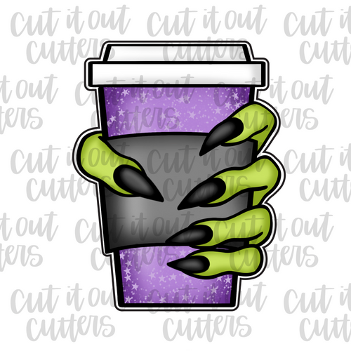 Witchy Latte Cookie Cutter