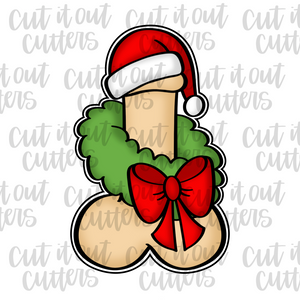 Adult Christmas Peens Cookie Cutter