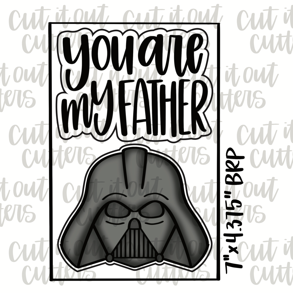 You Are My Father Cookie Cutter Set – Cut It Out Cutters