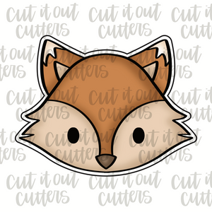 Raccoon/Fox Face Cookie Cutter
