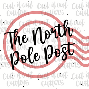 North Pole Post - 2" Square Tags - Digital Download