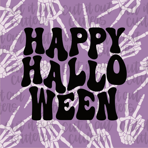 Retro Halloween Purple - 2