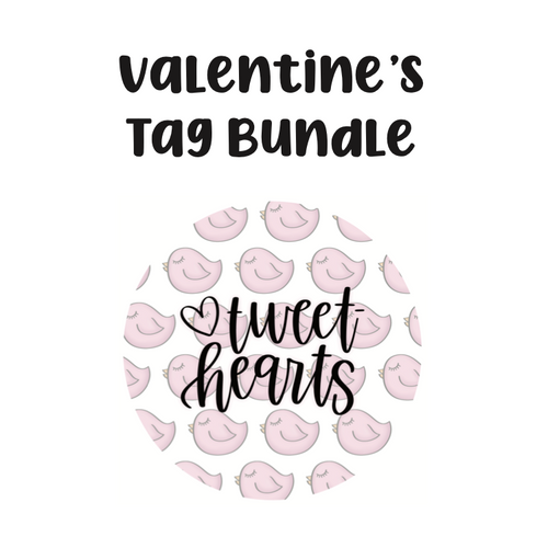 Tweet Hearts - Birds - Tag Bundle - Digital Download