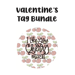 I Like You Cherry Much Tag Bundle - Digital Download