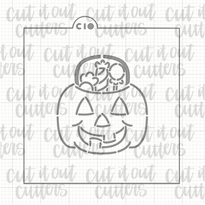 PYO Halloween Candy & Pumpkin Cookie Stencil
