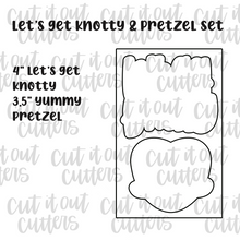 Load image into Gallery viewer, Let&#39;s Get Knotty &amp; Pretzel Cookie Cutter Set