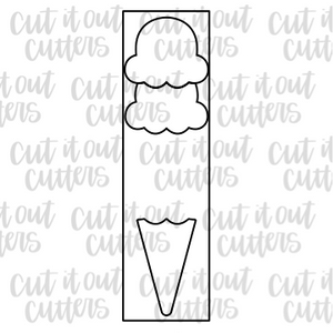 Build A Skinny Ice Cream - 3 Piece - Cookie Cutter