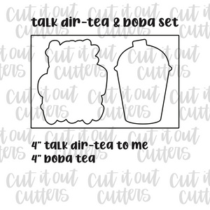 Talk Dir-tea To Me & Boba Cookie Cutter Set