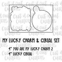 Load image into Gallery viewer, My Lucky Charm &amp; Cereal Cookie Cutter Set