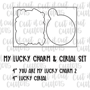 My Lucky Charm & Cereal Cookie Cutter Set