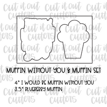 Load image into Gallery viewer, Muffin Without You &amp; Muffin Cookie Cutter Set