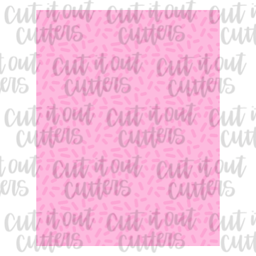 Pink Sprinkle Cookie Box Backer - Digital Download