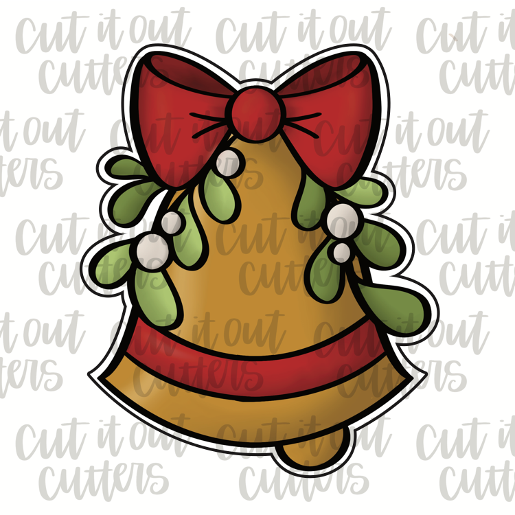 Mistletoe Bell Cookie Cutter