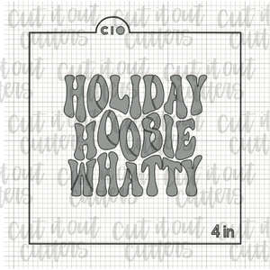 Retro Hoobie Cookie Stencil