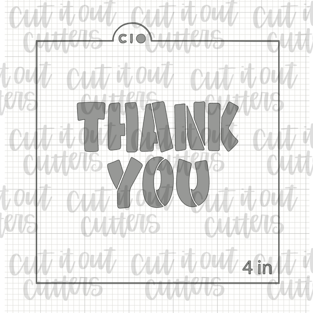 Fat Thank You Cookie Stencil – Cut It Out Cutters fat-thank-you-cookie-stencil-cut-it-out-cutters