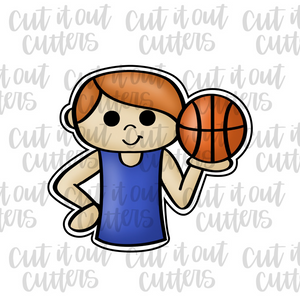 Guy Sports Player Cookie Cutter