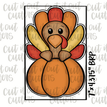 Load image into Gallery viewer, Turkey &amp; Pumpkin - 2 Piece - Cookie Cutter Set