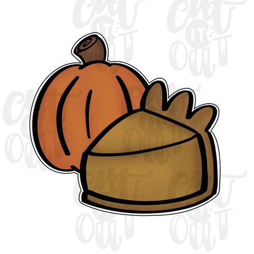 Pumpkin and Pie Cookie Cutter