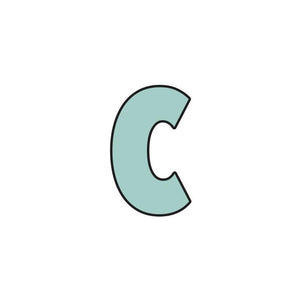 Block Letter Lowercase c Cookie Cutter