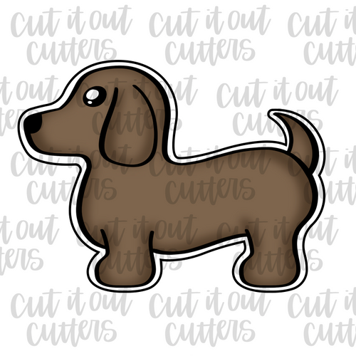 Coco the Dachshund Cookie Cutter