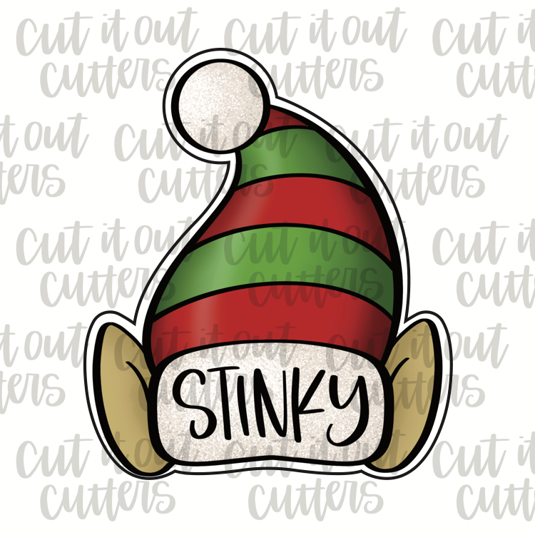 Stinky Elf Hat Cookie Cutter