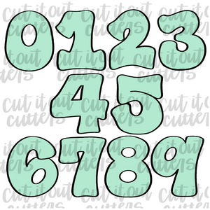 Funky Numbers Cookie Cutter Set