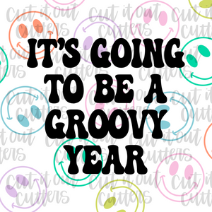 Happy Groovy - 2" Square Tags - Digital Download