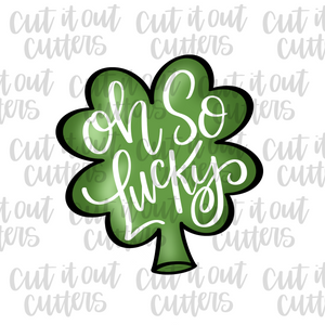 Worded Shamrock Cookie Cutter