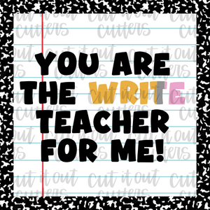 Write Teacher/Composition - 2" Square Tags - Digital Download