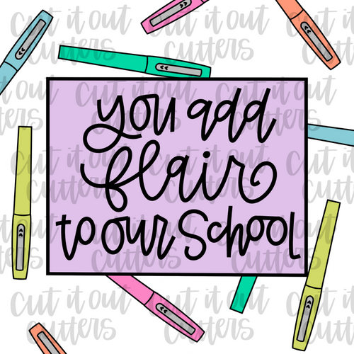 You Add Flair Hand Lettered - 2